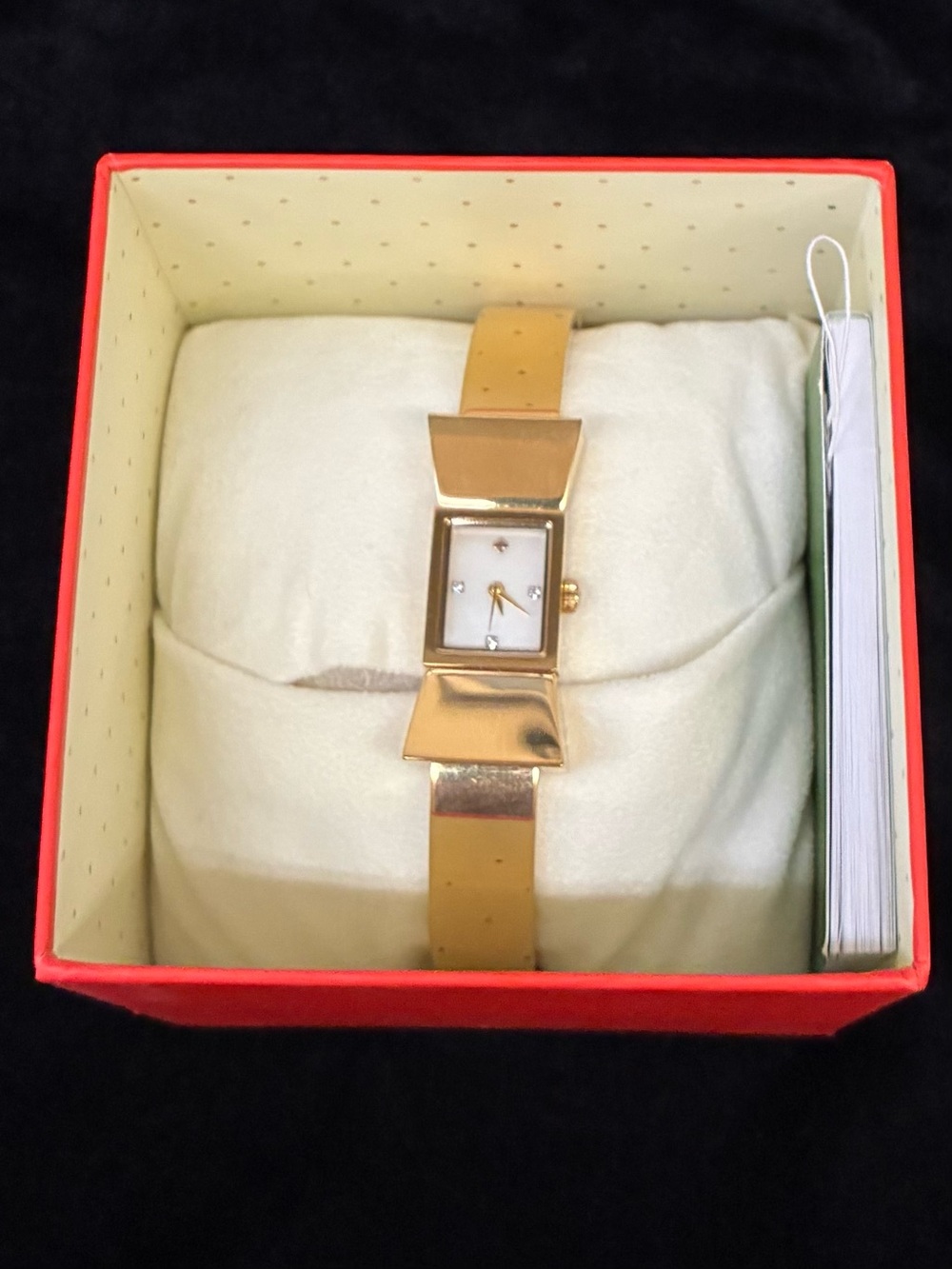 Kate Spade Women's Watch Bow Bangle Gold-Tone